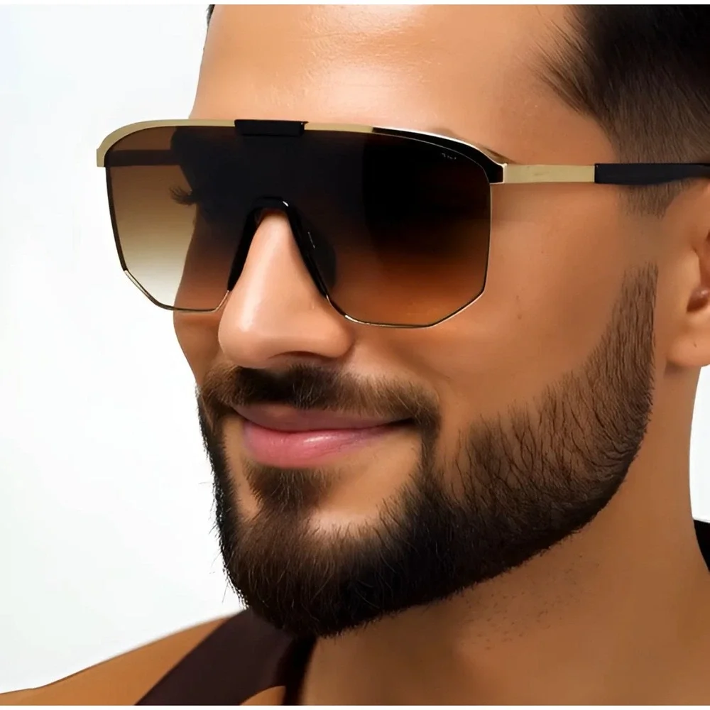 Oversized Sunglasses Men Women Large Sporty Glasses Designers Sunnies UV400 New